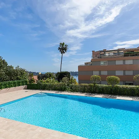 2 Bdr Sea View Parking And Swimming Pool Villefranche-sur-Mer